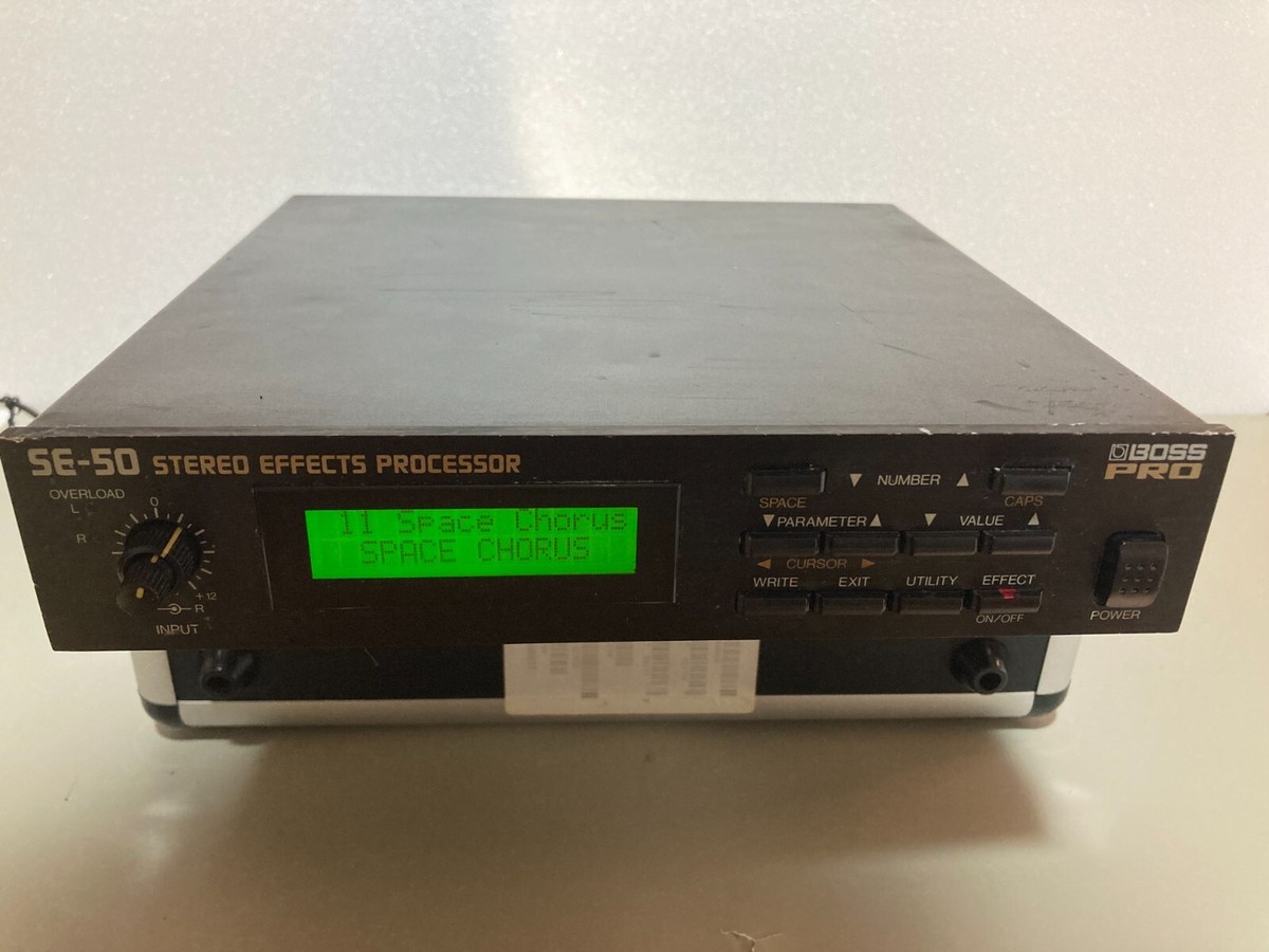 Boss SE-50 Stereo Vintage Effects Processor SE50 Tested Work | eBay