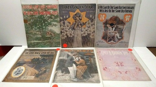 Lot of 27 ANTIQUE SHEET MUSIC SONG BOOKS COVER ART EARLY 20th CENTURY - Picture 3 of 7