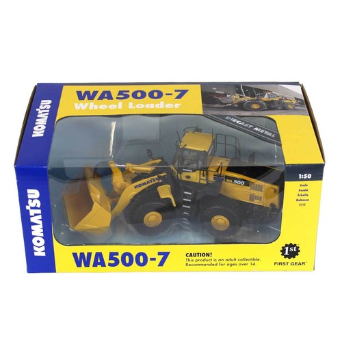 First Gear 1/50 Komatsu WA500 Articulating Wheel Loader 50-3262 - Picture 3 of 3