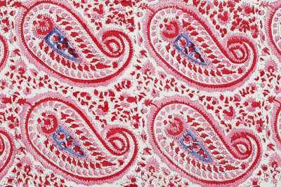 Hand Block Print Running Loose Cotton Fabrics 5 Yard Paisley Printed Decor Craft