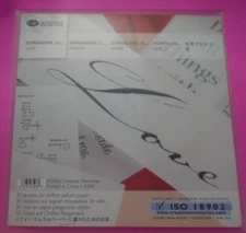 NEW Creative Memories EXPRESSION OF PRECIOUS GIRL Vellum  Quotes Titles Phrases