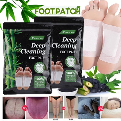 20PCS Detox Foot Patches Body Toxin Feet Slimming Deep Cleansing Herbal Foot Pad