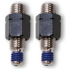 2x mirror adapter M10 x 1.25 left-hand thread to M8 x 1.25 right-hand thread