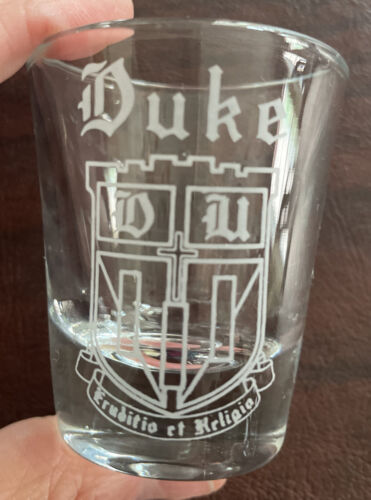 Duke University Shot Glass - Etched Seal - Picture 1 of 3