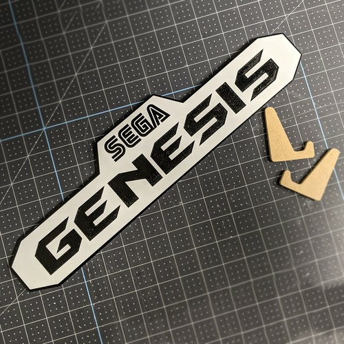 🎮 SEGA Genesis Logo Sign – Engraved Retro Gaming Art | Handmade Wood Decor - Picture 7 of 8