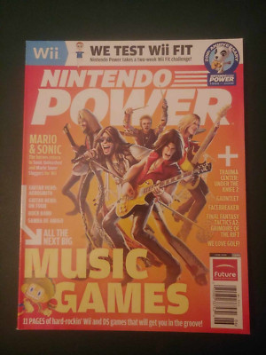 NINTENDO POWER Gaming Magazine June 2008 MARIO & SONIC Vol 229 Newsstand Edition
