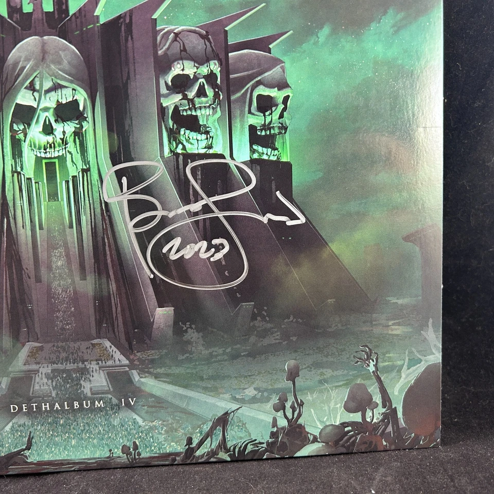 METALOCALYPSE DETHKLOK DETHALBUM IV TOUR EXCLUSIVE VINYL - SMALL & HOGLAN SIGNED Foto 4 de 4