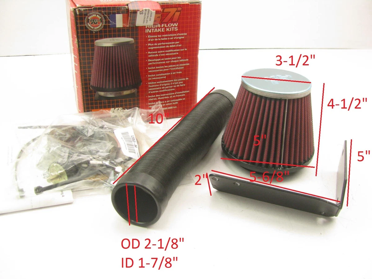 K＆N Cold Air Intake Kit High Performance, Guaranteed to Increase
