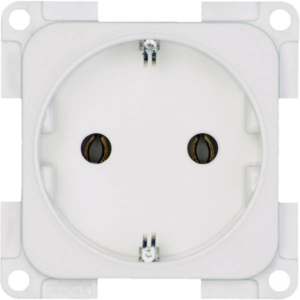 Inprojal elektrosysteme frutto presa di alimentazione schuko bianco 102556