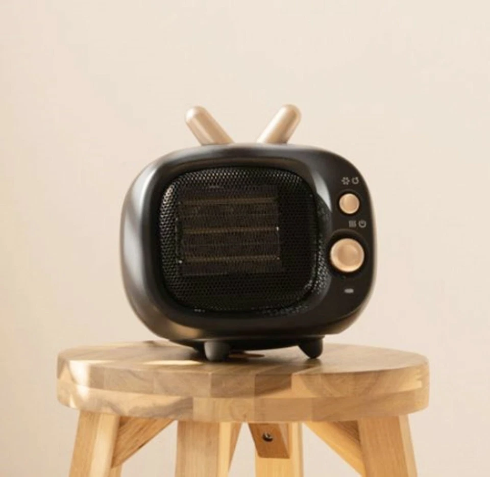 Mini Calentador Portátil Mini Soplador de Aire Caliente Rotación Moderno Lindo 1200W - 220V Foto 4 de 4