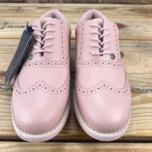 Zapatos de golf G/FORE para mujer Brogue Gallivanter - rosa rubor - Imagen 6 de 9
