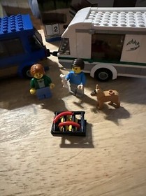 LEGO 60117 CITY Van & Caravan complete with instructions
