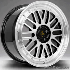 19 Zoll K2 Stufentiefbett Alufelgen 8,5x19 5x120 ET35 schwarz poliert für Opel
