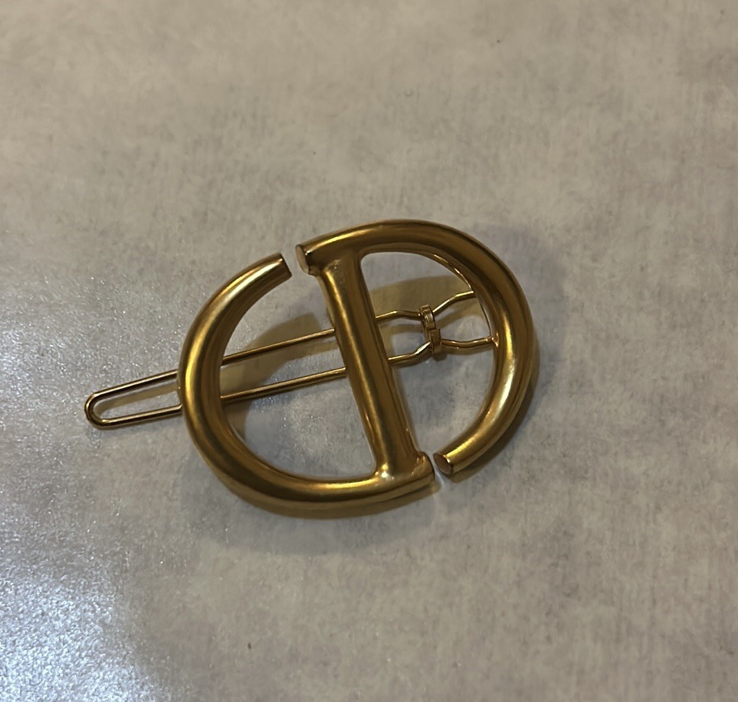 Christian Dior CD Hair Clip | eBay