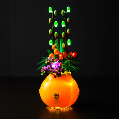 Kit Luce LED LocoLee per Lego 40588 Vaso da Fiori Pot Illuminazione Creativa  - Foto 1 di 11