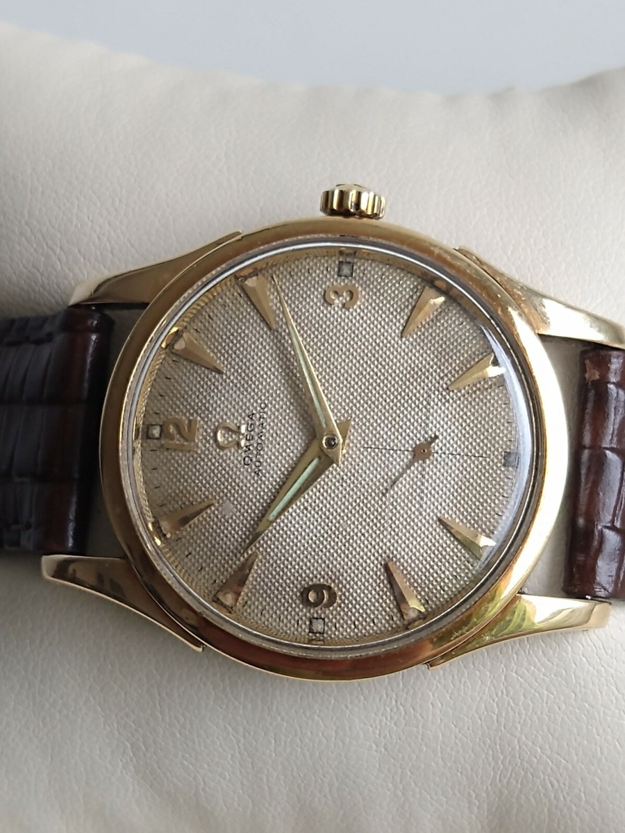プリズム風防OMEGA ヴィンテージ　ジャンク Omega Automatic Seamaster REF 2636-5 SC Cal351Ω Gold cover