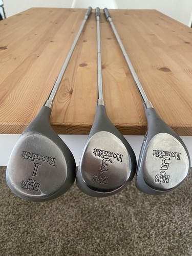 Powerbilt Grand Slam Wood Set 1W, 3W, 5W Steel Shaft Original