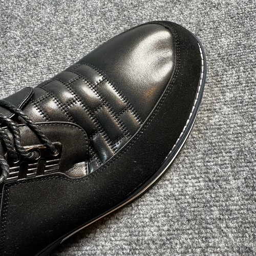 Gatsby Schuhe Herren 16 schwarz Kunstleder Oxford Derby Schnürschuhe orthopädisch NEU - Bild 13 von 17