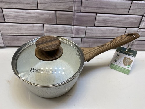 Masterclass Premium PFOA free 6.5”cream mint & speckled sauce Pan NWT - Picture 2 of 8