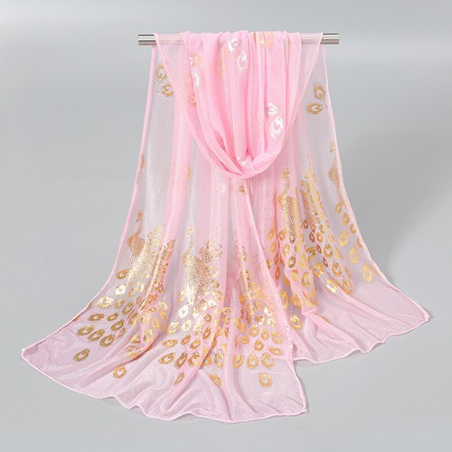 Long Soft Chiffon Scarf Plain Sheer Wrap Shawl Women Large Stole Neck Scarves UK - Picture 90 of 103