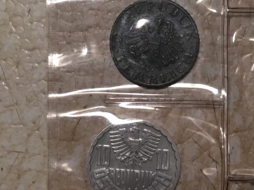 1967 AUSTRIA PROOF COIN SET OF 9 COIN SEALED 2 TONED SILVER COINS - Picture 8 of 15