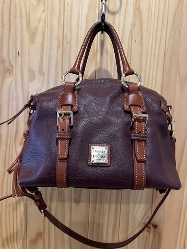 Bolso de Mano Dooney & Bourke Bristol Marrón Cuero Guijarros Cúpula - Imagen 8 de 10