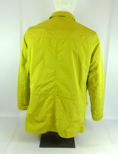 Men's Bugatti Lime Green Coat Jacket Size 52 - Picture 3 of 16