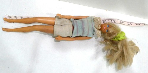 Barbie Mattel 80er oder 90er Jahre Puppe Vintage blondes Haar unvollkommen aus der Spielzeit - Bild 8 von 9