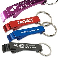 Bulk Engraved Bottle Openers Personalised Keyrings Wedding Favour Business Gift