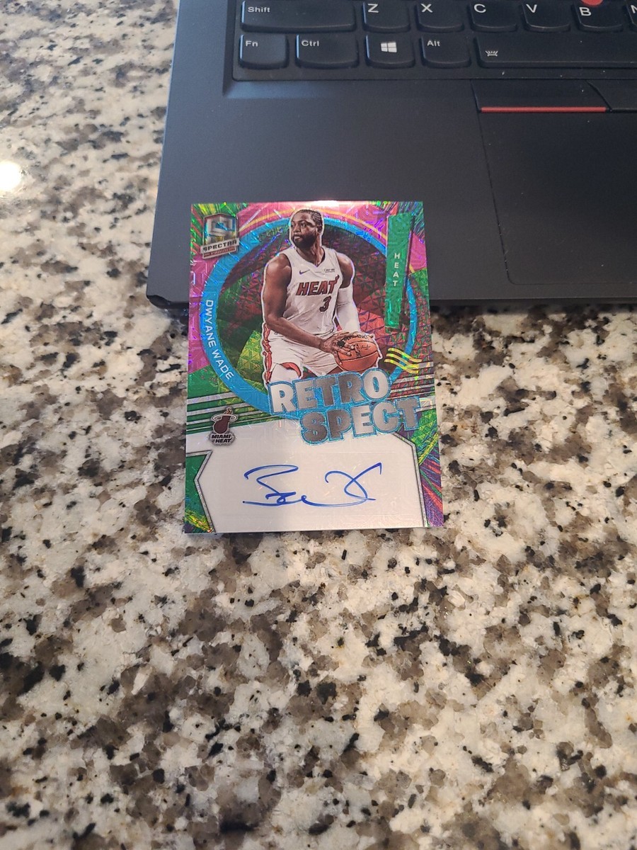 DWYANE WADE サイン AUTO 25枚限定 NBAカード 2021-22 Panini Spectra Dwayne Wade Retrospect 4/25 | eBay