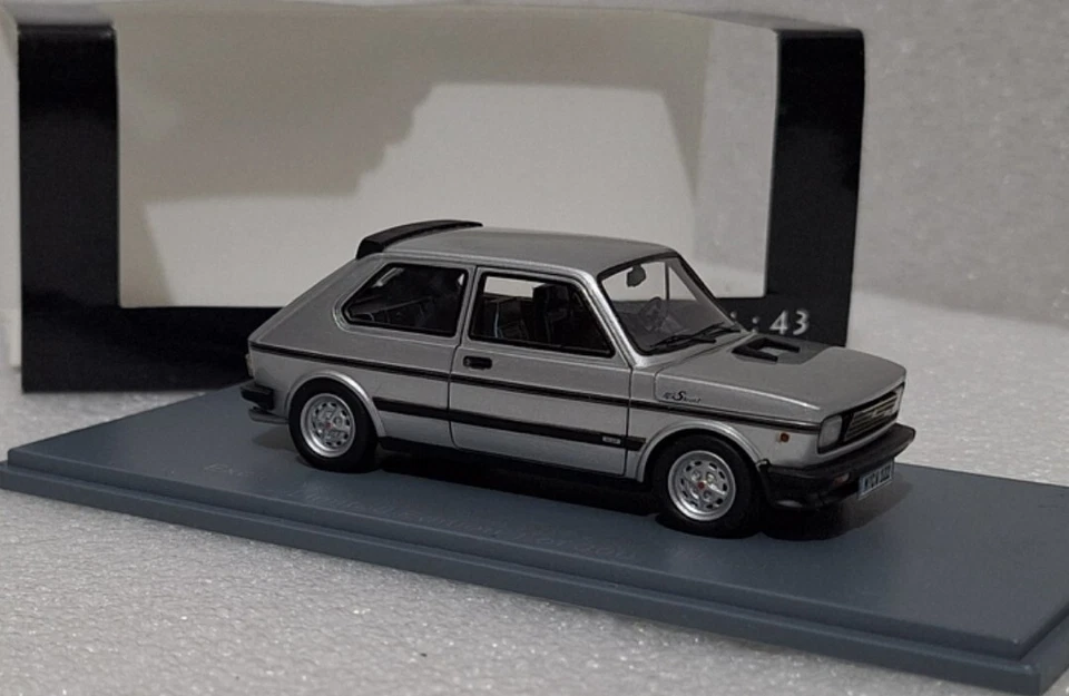 WOW Fiat 127 Sport 70HP 1981 Plateado 1:43 Neo 45122 ¡EXTREMADAMENTE RARO!! Foto 3 de 4