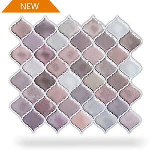 Pink Self Adhesive Wall Peel And Stick Tile Backsplash For Kitchen Home 10 Sheet Ebay