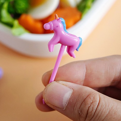 6pcs Mini Cartoon Food Fruit Fork Set For Kids Dessert Forks Decor Party&$6 - Picture 3 of 6