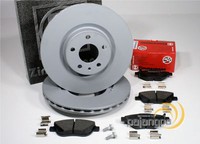 Zimmermann Beschichtete Bremsscheiben 284 Mm BeläGe Vorne FüR Fiat 500L