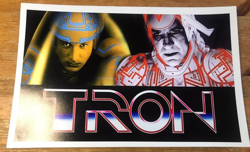 Tron Poster Lot of 4 Prints 11" x 17" Disney Science Fiction - Picture 2 of 5