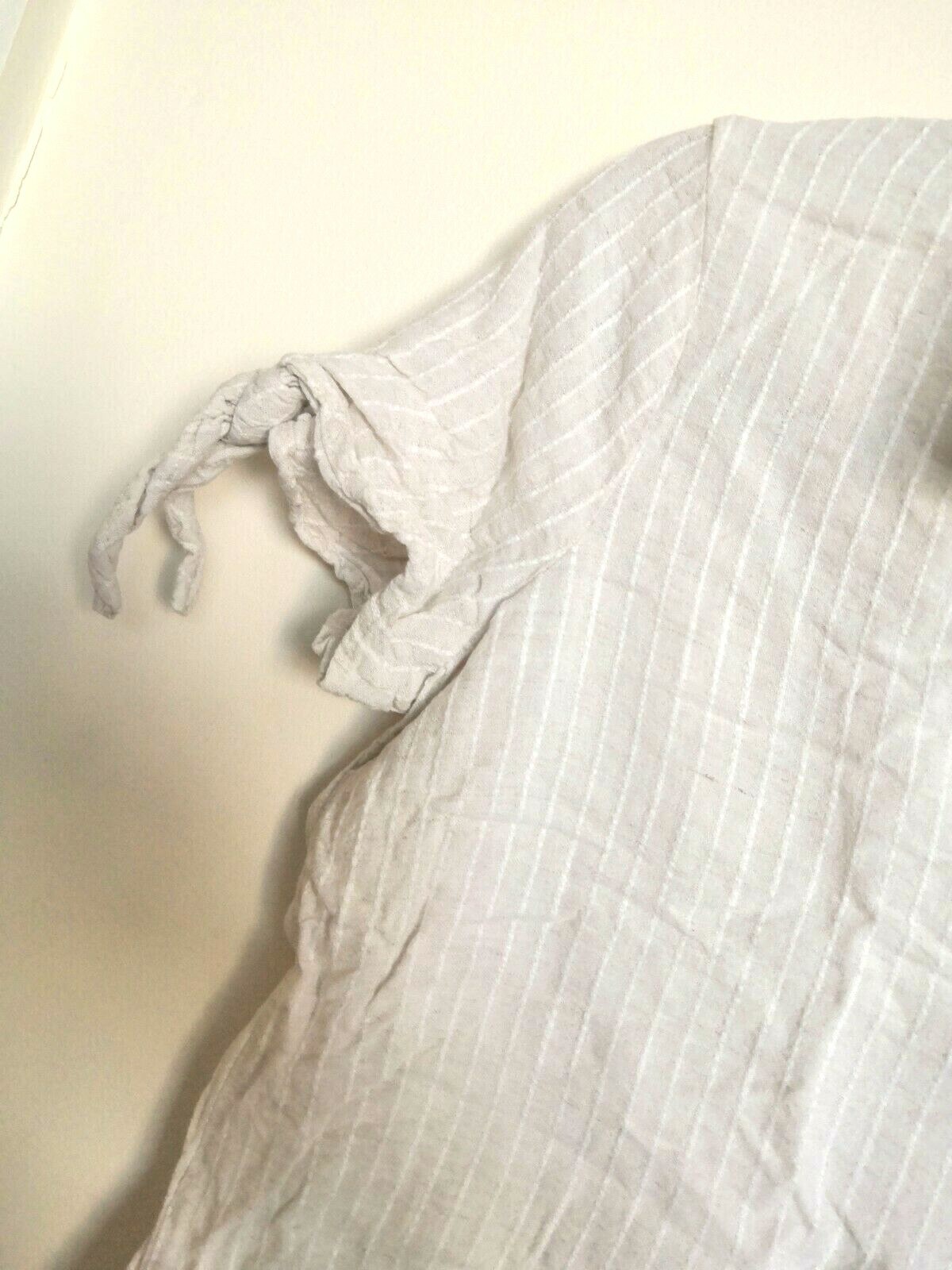 Mango Cream Button Top Size XS/S/M/6/8/10 [£20.00rrp] image 3