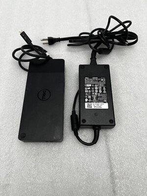 Dell WD19TB Thunderbolt 3 USB-C DisplayPort Docking Station w 180w Power Adapter