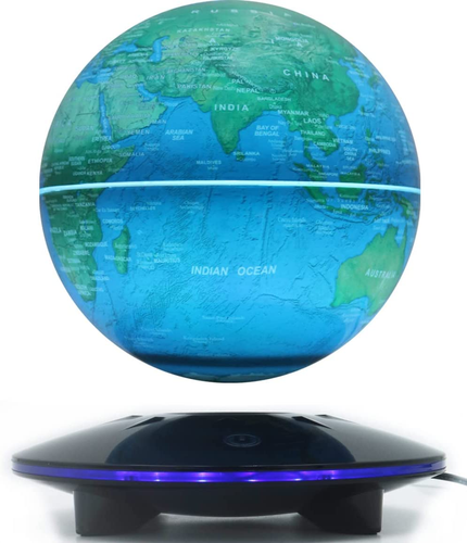 Magnetic Levitating Globe, 6 Inch LED Levitation Floating World Map Globe, Auto - Picture 11 of 12