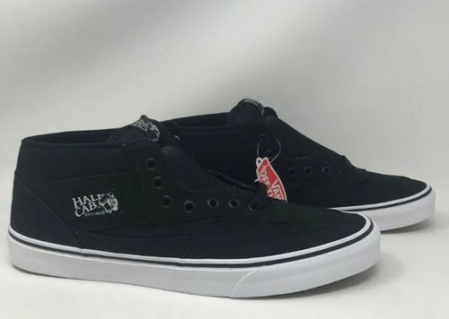 VANS Half Cab Mens Skate Shoes US Size 7 Black / 14 oz. Canvas - 第 4/4 張圖片