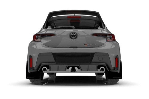 Rally Armor Black UR Mud Flap Dark Grey Logo for 23+ GR Corolla MF89-UR-BLK-DGRY - Picture 8 of 10