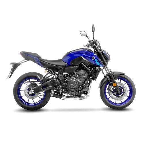 15264BU ESCAPE COMPLETO LEOVINCE YAMAHA YZF-R7 700 2021 - 2023 LV-10 NEGRO EDIT - Imagen 1 de 4