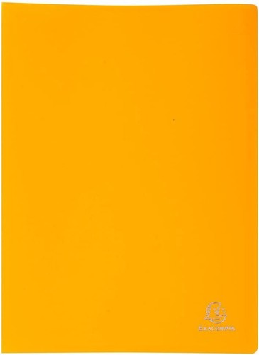 Exacompta A4 Soft Cover 30 Pockets Display Book Anti-Glare Presentation Yellow - Picture 1 of 5