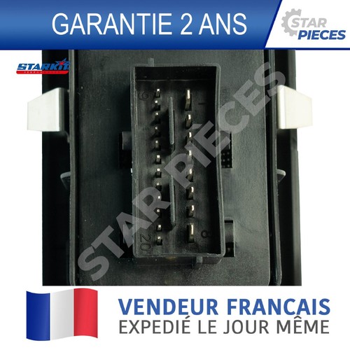 BOUTON LEVE VITRE AVANT GAUCHE CONDUCTEUR PEUGEOT 3008 5008 2010-2016 6490X6 - Foto 10 di 10