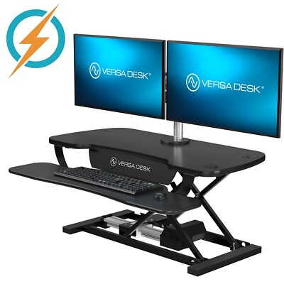 VersaDesk  PowerPro  Electric Height Adjustable Standing Desk Converter