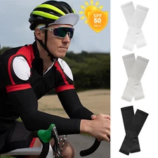 4Pair Cooling Arm Sleeves Cover UV Sun Protection Outdoor Sport Summer Men Women