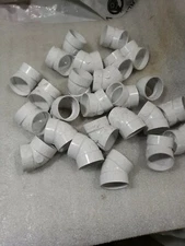 Central Vacuum 2" PVC 45 degree elbow - Used for rough-in  lot of 25 liquidation