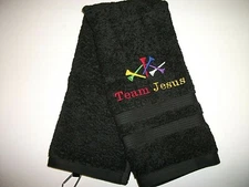 GOLF TOWEL, PERSONALIZED NEW EMBROIDERED, PLEASE READ THE ENTIRE LISTING