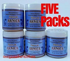 5 Packs Arnica Flower Topical Analgesic Ointment 100 grs Pomada Flores de Arnica