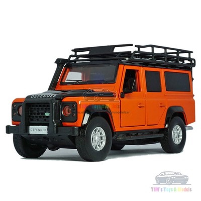 1/32 Land Rover Defender Model Car Diecast Toy Vehicle Collection Gift Orange