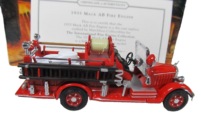 POMPIERS, MATCHBOX FIRE ENGINE series, MACK AC Water tanker (citerne